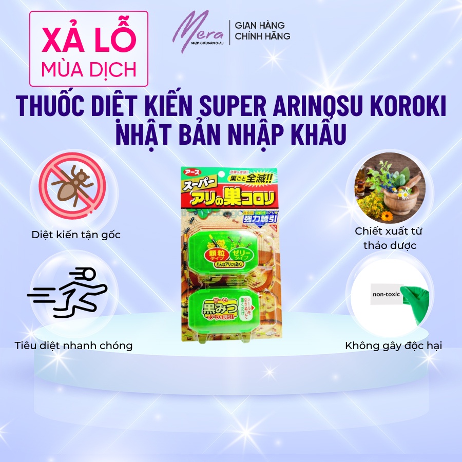 Thuốc diệt kiến super arinosu koroki nhật bản nhập khẩu