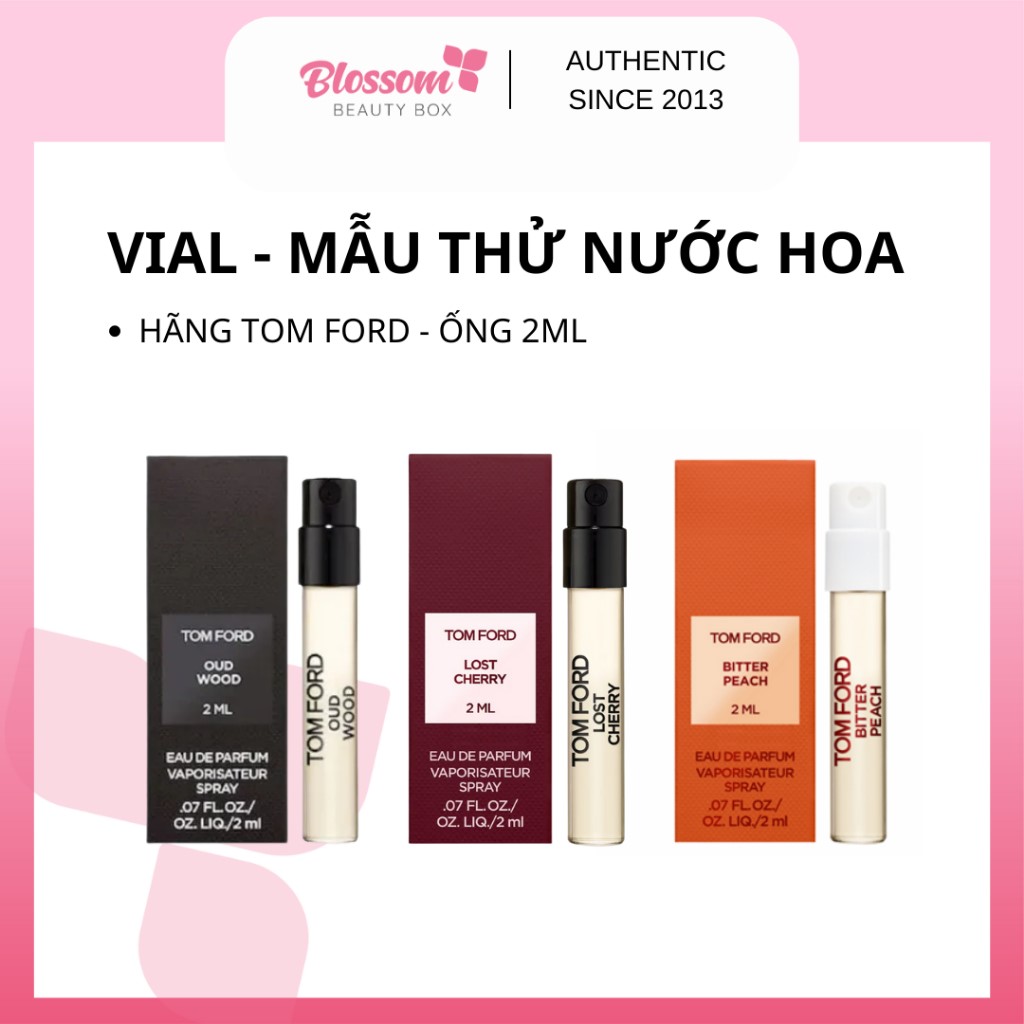 Vial 1.5m - 2ml - nước hoa tom ford unisex các loại