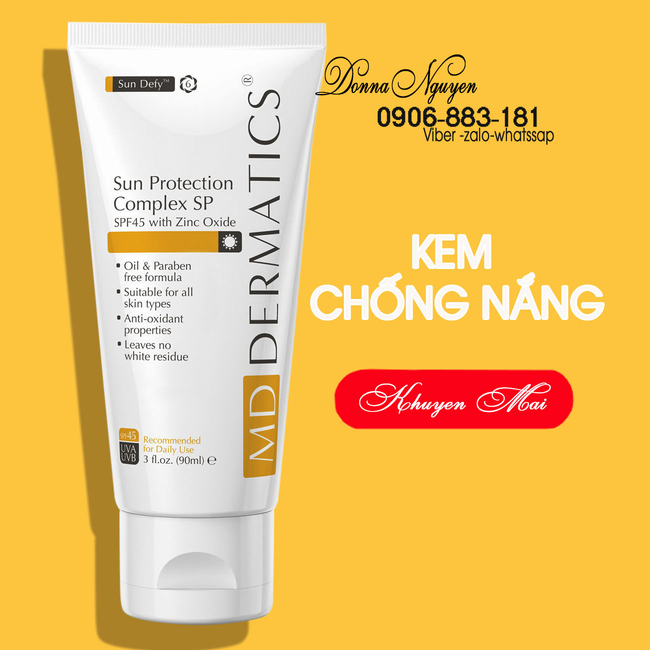 Kem chống nắng Sun Protection Complex SPF45