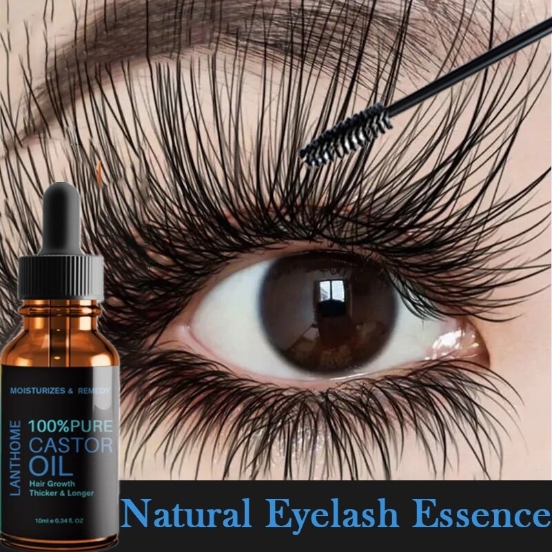 Tinh chất mọc mi 10ml kích thích mọc lông mi làm dày lông mi nhanh tự nhiên nuôi dưỡng mi dài và cong