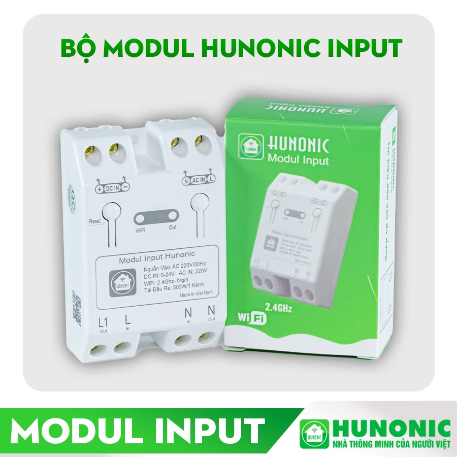 Modul input hunonic hỗ trợ điều khiển từ xa tất cả các loại cảm biến