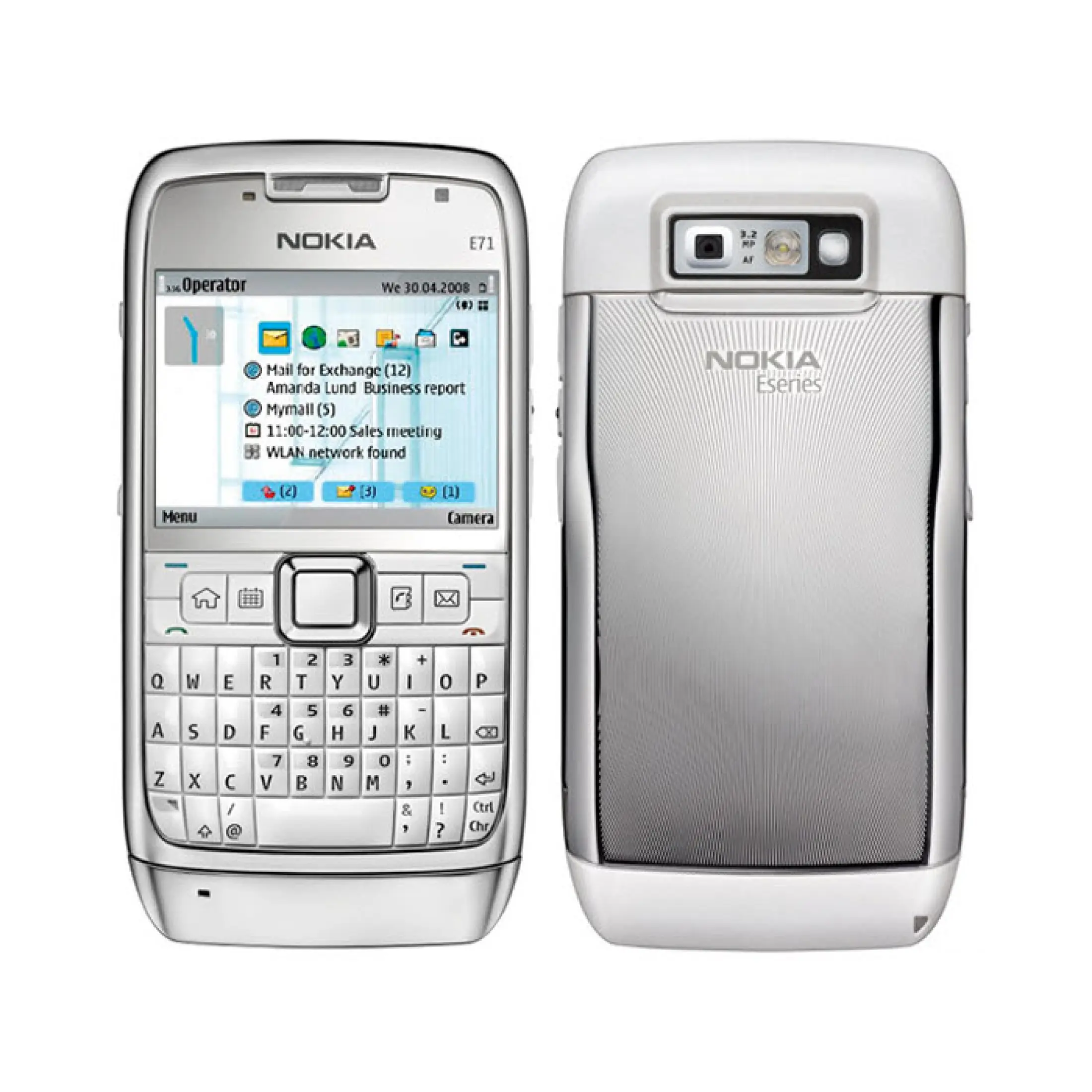 [ Mua lẻ giá sỉ ] Điện Thoại Nokia E71 - Bàn phím QWERTY 24 phím tiện lợi