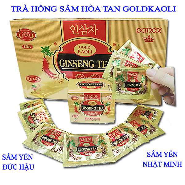 Date mới 2027 trà hồng sâm rẻ dong won goldkaoli đỏ 10 gói x 3gr
