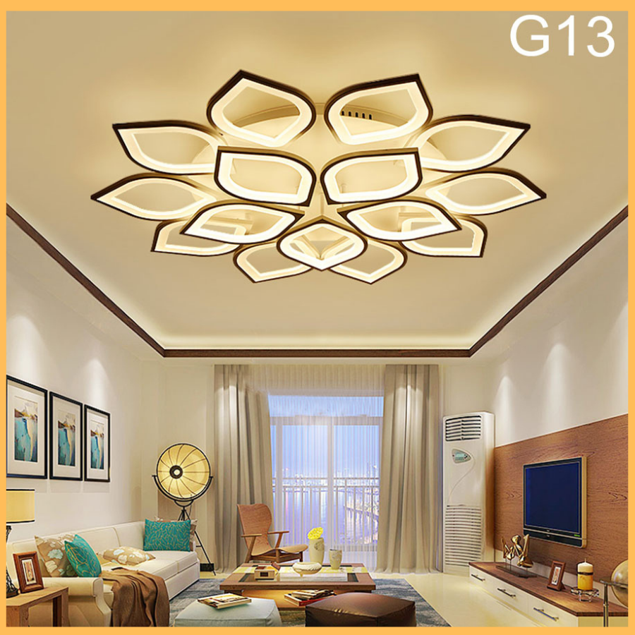 Đèn ốp trần ,đèn áp trần, đèn led mâm ốp trần hiện đại, đèn mâm led phòng khách  đèn trang trí phòng khách, đèn led trang trí, đèn mâm. đèn mâm hiện đại, đèn mâm phòng khách - G13 15 cánh, bảo hành 12 tháng, có 3 chế độ sáng