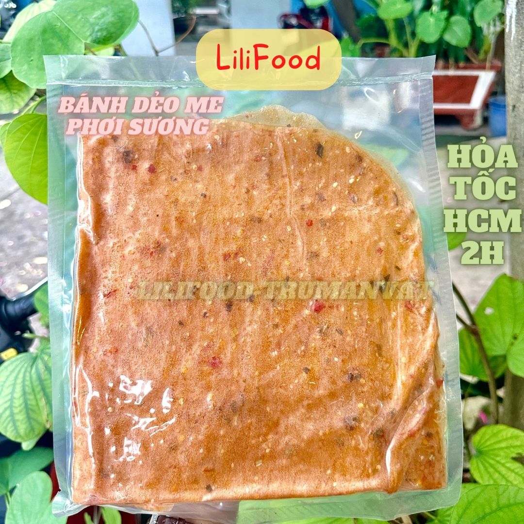 Bánh tráng dẻo me cay/dẻo tôm đỏ phơi sương siêu ngon-lilifood