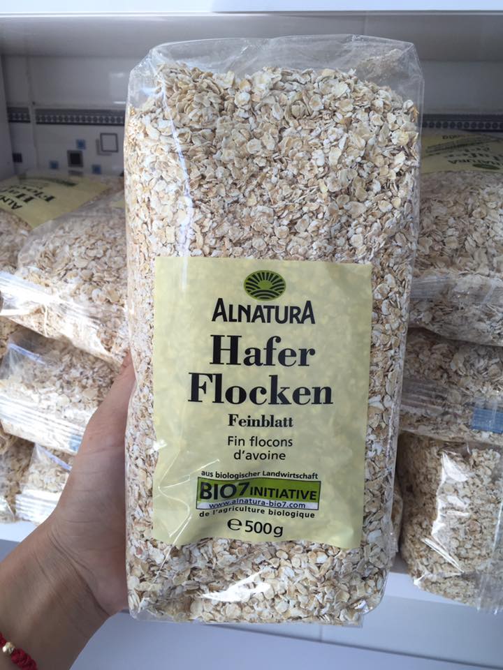 Yến Mạch Hữu Cơ Alnatura Hafer Flocken Bio7 500gr - Đức date 2025
