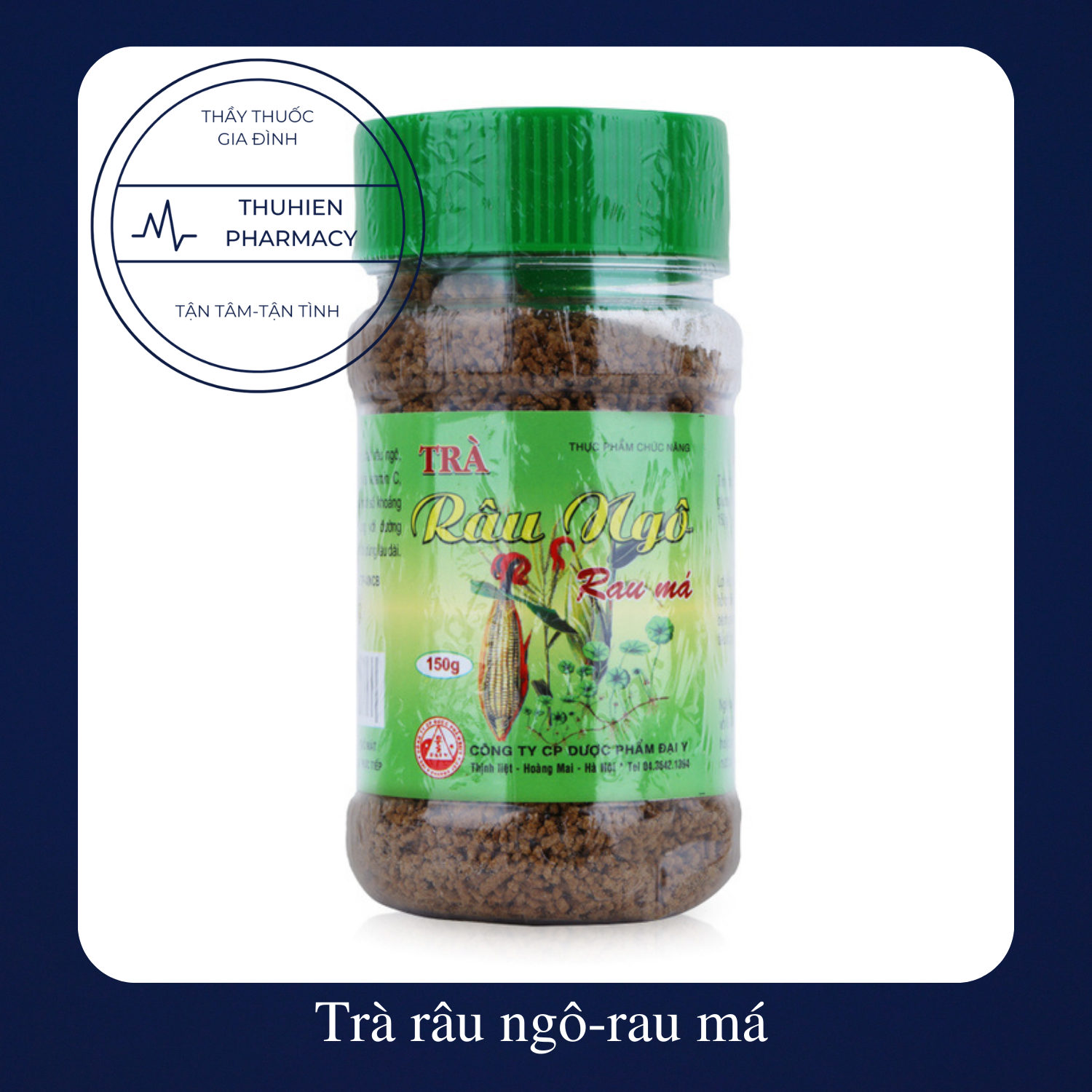 Trà râu ngô-rau má-bông mã đề