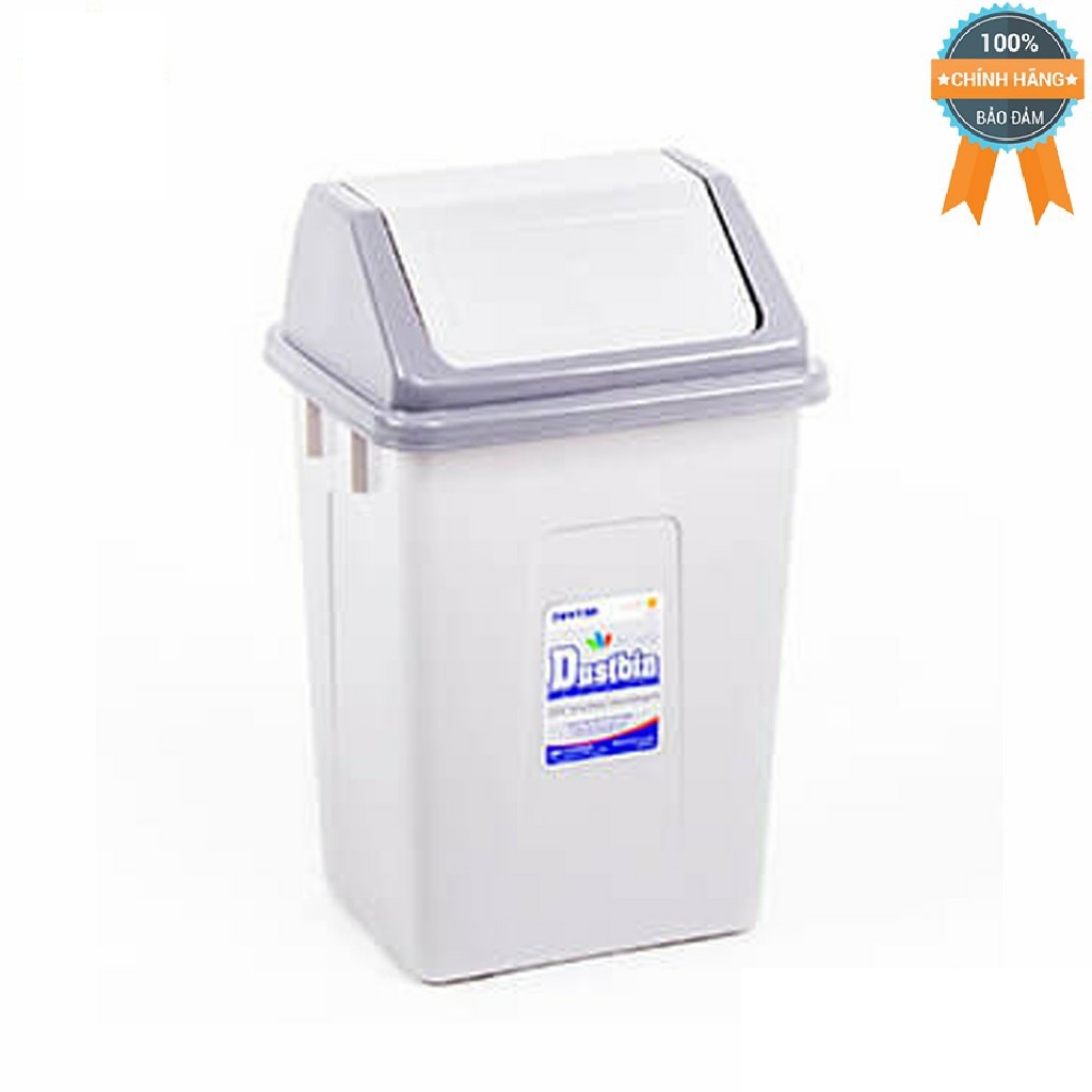 [HCM]Thùng Rác Duy Tan No.H127 Thùng Rác Nắp Lật Trung 32 X 27 X 51 Cm