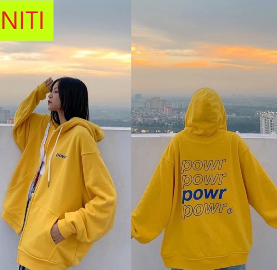 Áo khoác thời trang, áo khoác nỉ hoodie nam nữa unisex dây kéo đủ màu - free size