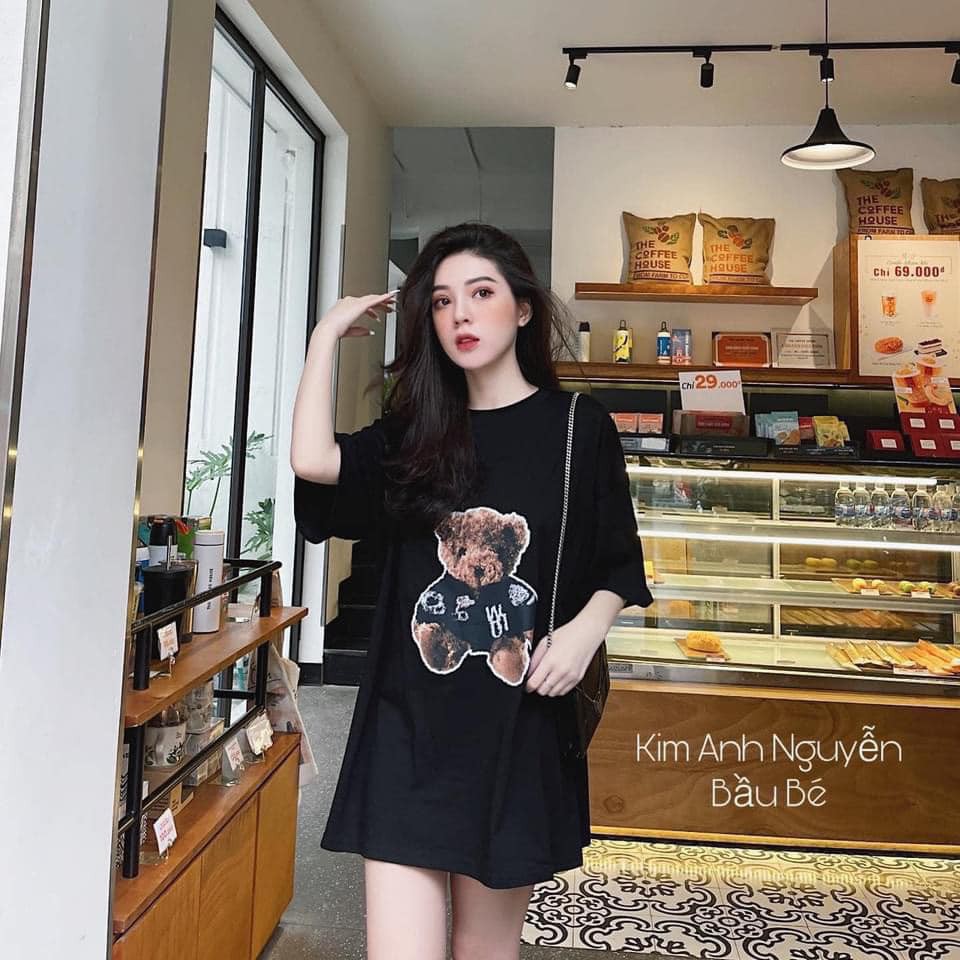 Áo phông gấu hai mặt siêu đẹp