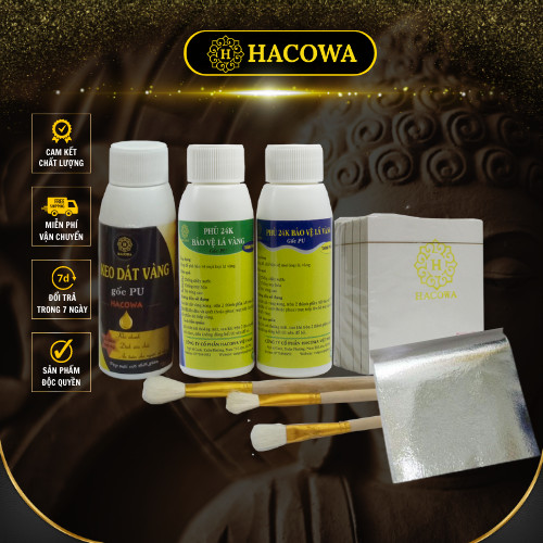 Combo400PRO24K trọn bộ dát vàng tiện lợi size nhỏ dành cho người sử dụng ít, chuyên dùng dát vàng đồ thủ công mỹ nghệ, đồ thờ, đồ dùng cá nhân, tượng phật