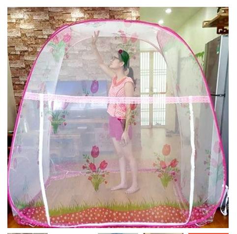 SỈ MÀN CHỤP  TỰ BUNG ĐỈNH VUÔNG CAO CẤP HÀNG VIỆT NAM KÍCH THƯỚC 2.2*2M