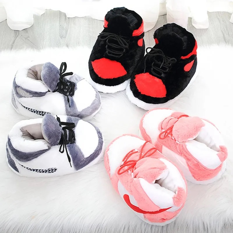 Dép Đi Trong Nhà Mùa Đông Cute ĐẾ CAU SU CHÔNG NƯỚC, Giày Sneaker Bông Hot Năm 2021