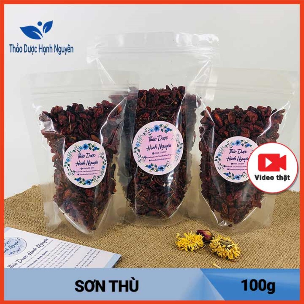 Sơn thù du chất lượng 100g - thảo dược hạnh nguyên