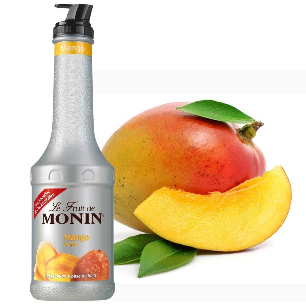 Mứt monin vị Xoài chai 1L-Monin Mango Puree 1L