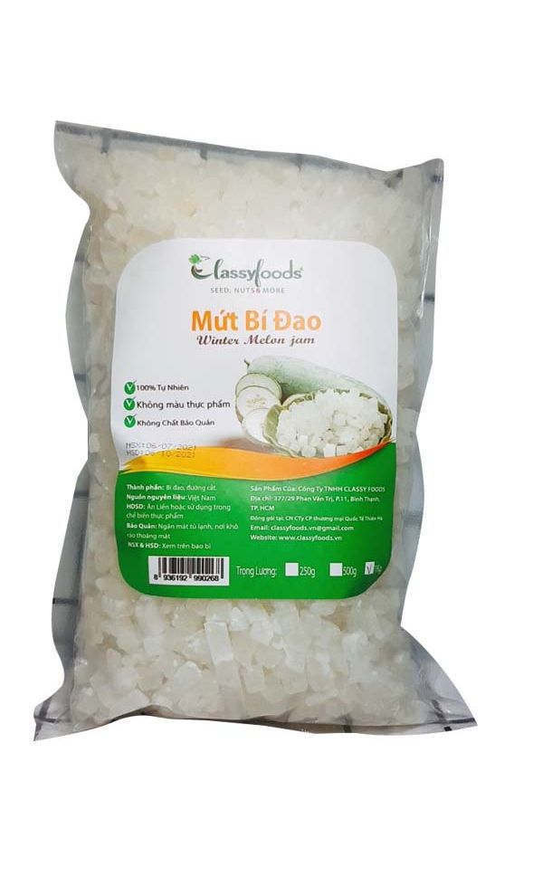 [HCM]Mứt bí đao hạt lựu 1kg