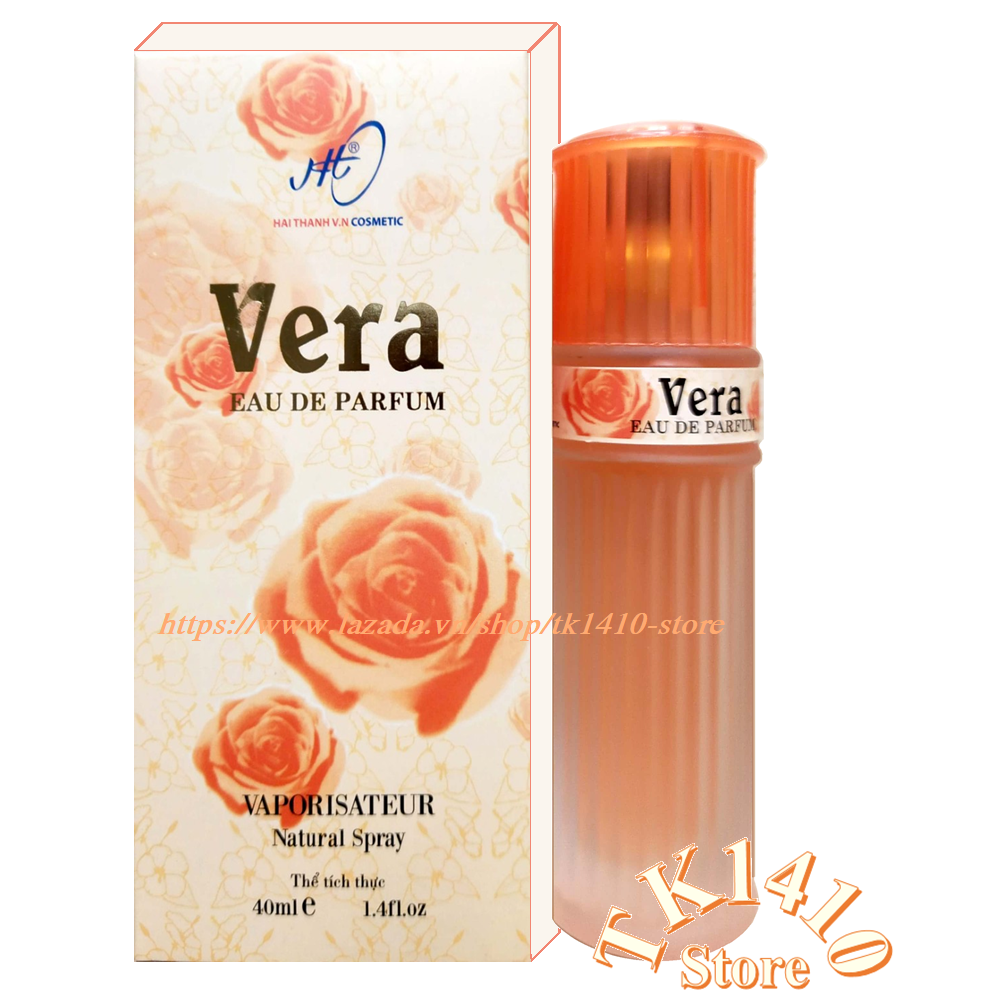[HCM]Nước hoa vera 40 ml ( Hoa hồng cam - hương tươi mát  đam mê )