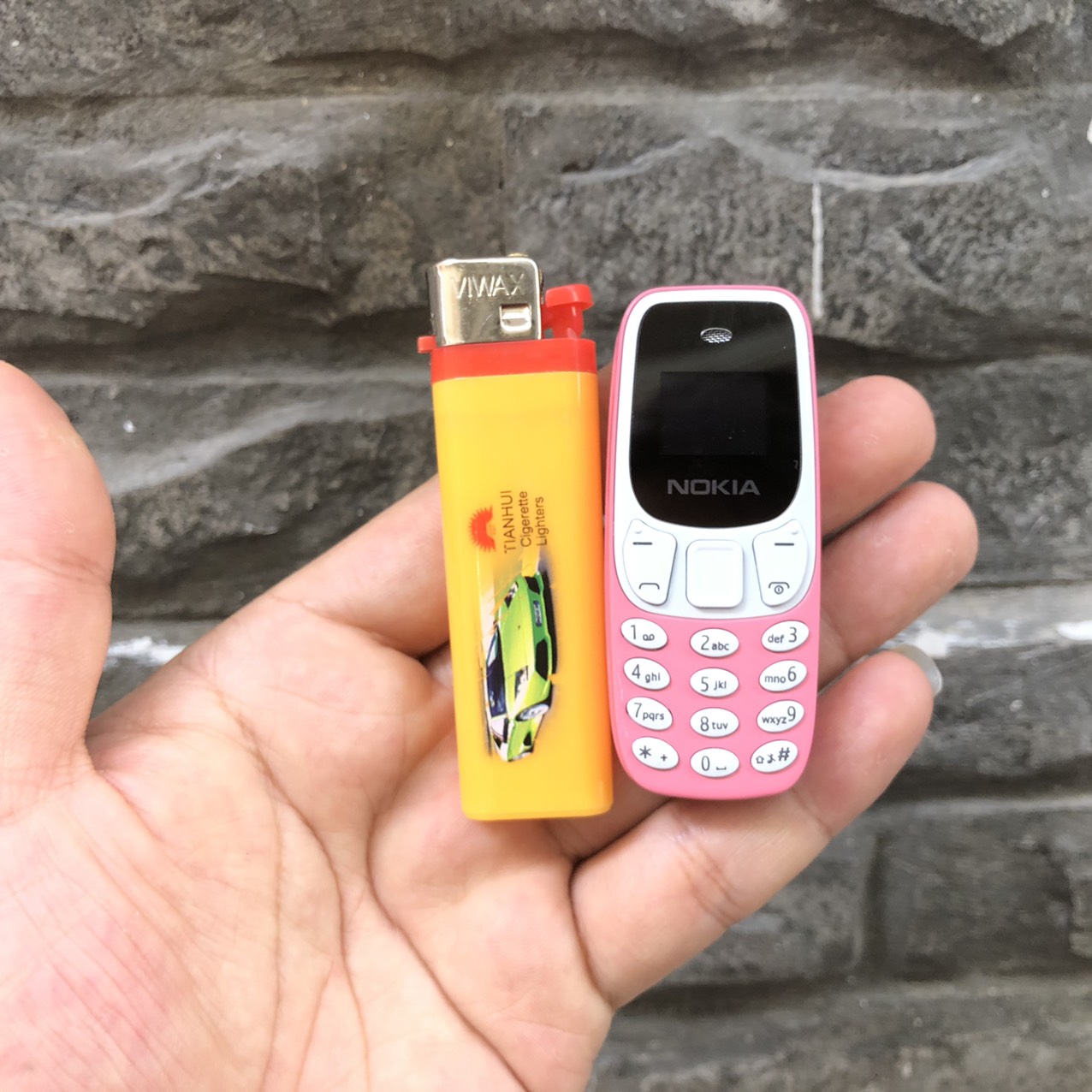 Điện thoại mini  siêu nhỏ  bm10 2 sim siêu dễ thương