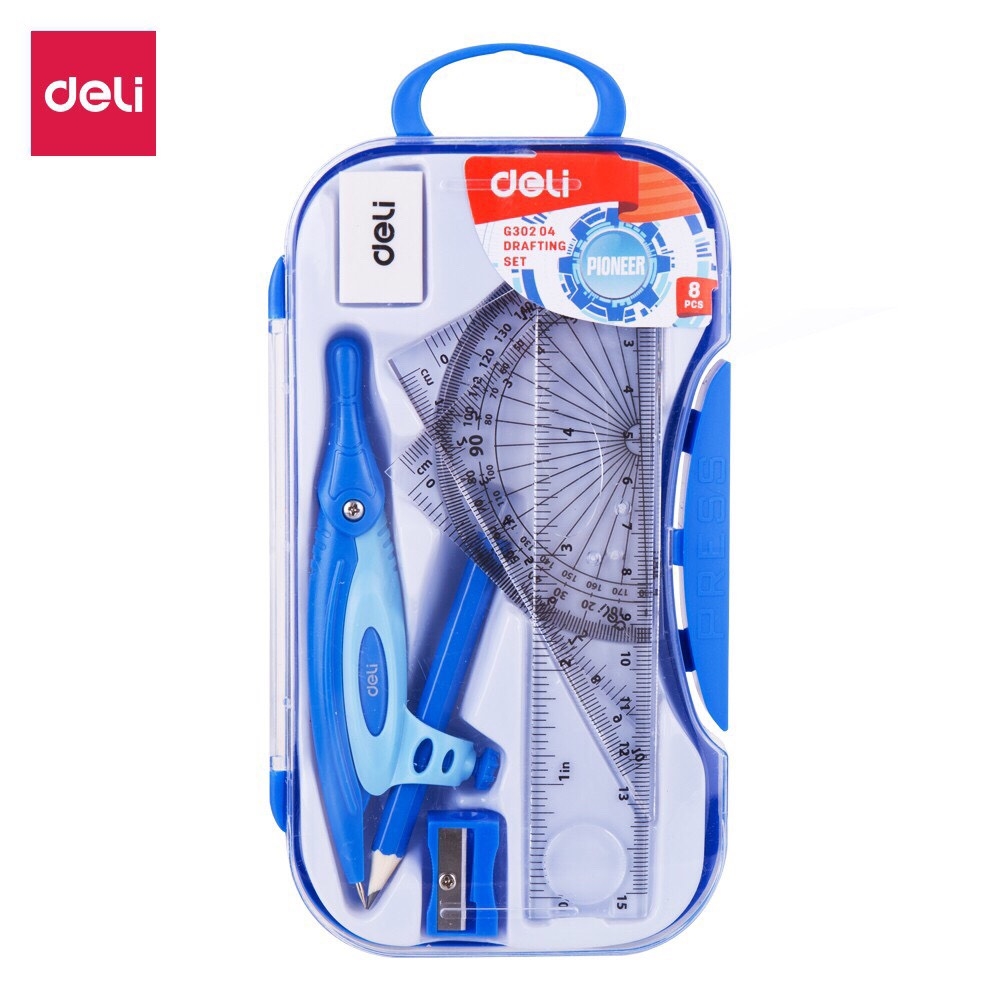 Bộ dụng cụ compas deli g30204