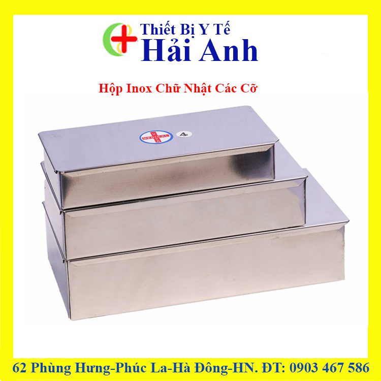 Hộp inox chữ nhật các cỡ