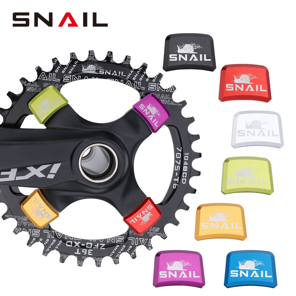 Ốc vít bu lông kiểu vuông gắn vào đĩa xích cùi dĩa giò dĩa xe đạp snail - giá 1 nắp ốc