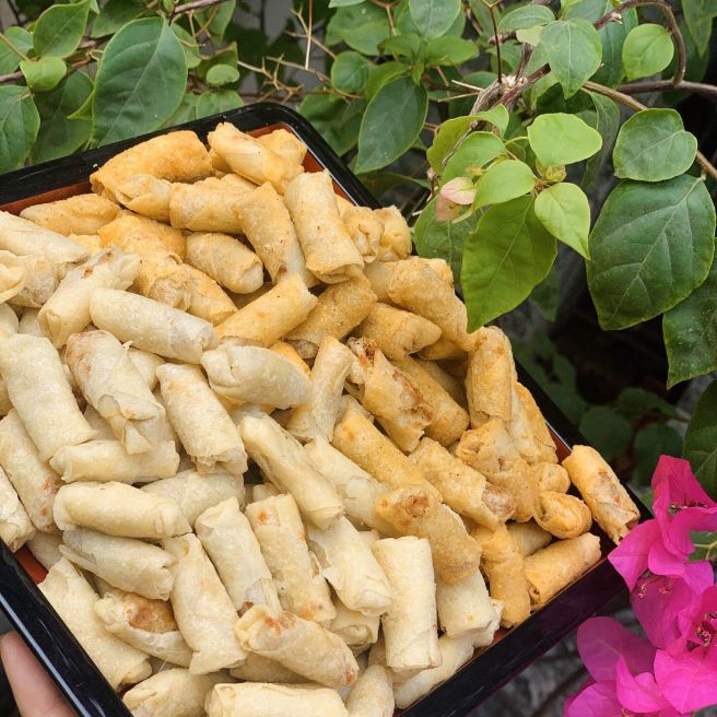 Snack chả giò tôm sấy mini 300gr