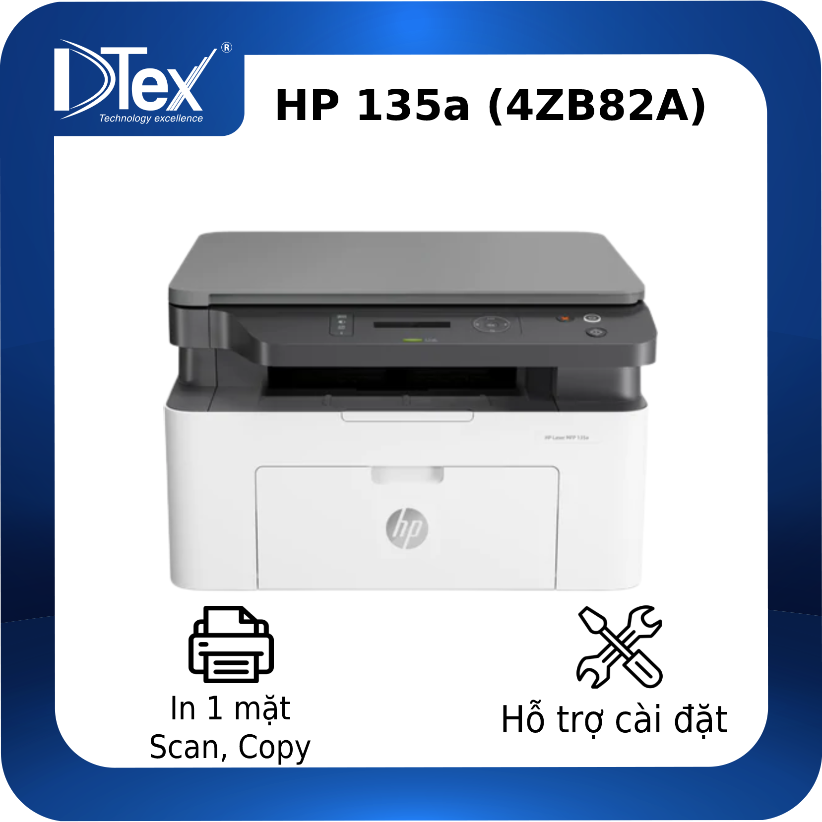 Máy in đa chức năng hp laser mfp 135a - hàng chính hãng