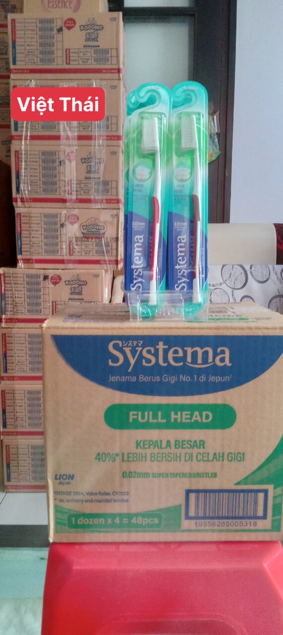 Bàn chải đánh răng Systema Số 1 Cải tiến mẫu mã và chất lượng Nhật Bản mẫu mới