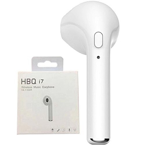 TAI NGHE BLUETOOTH HBQ I7 ĐẸP ÂM THANH HAY PIN TỐT loai 1 tai