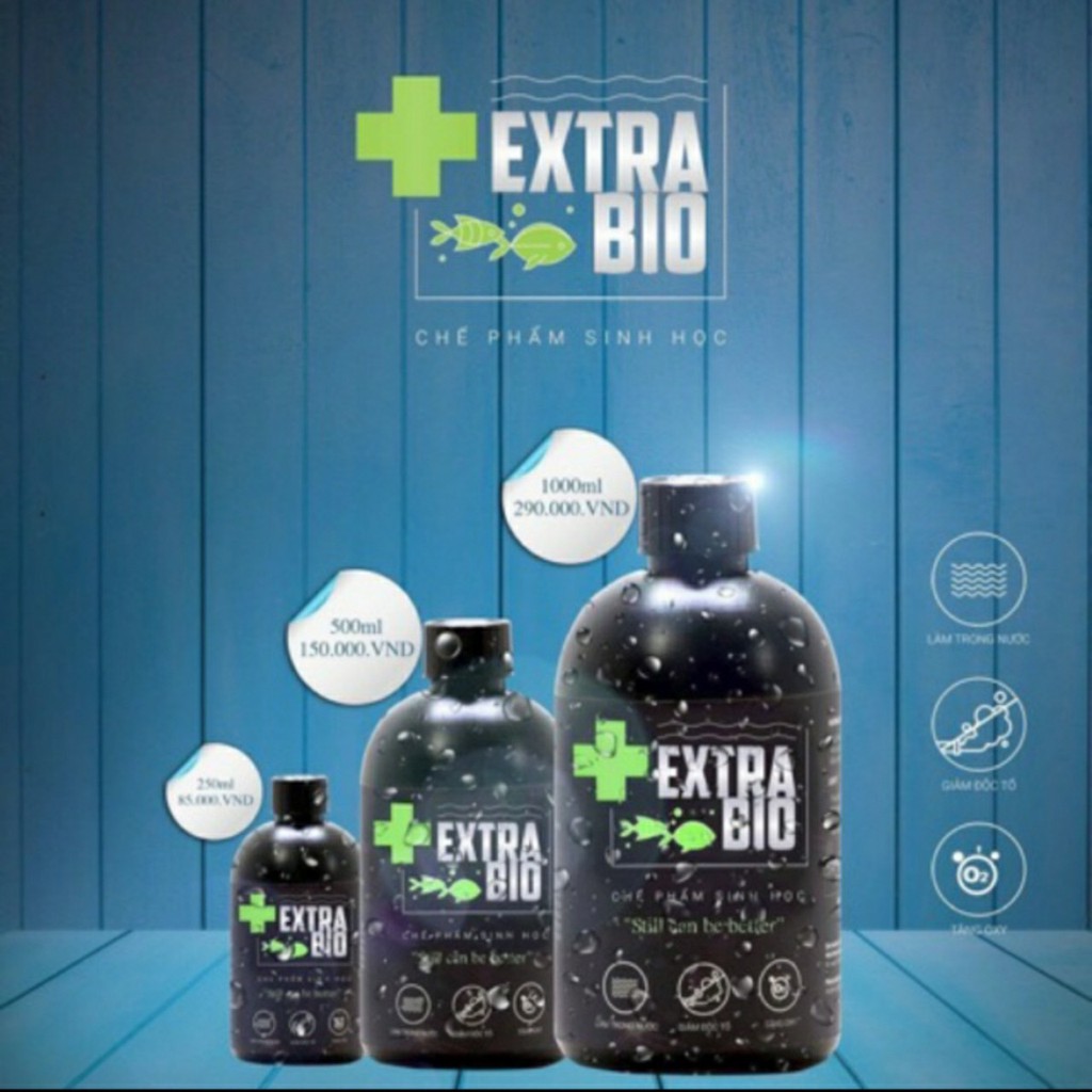 Vi Sinh Extra Bio 250ml - Chế phẩm sinh học cho bể cá - Mọi loại bể