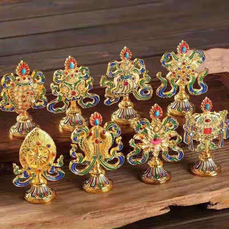 8 cát tường ngũ sắc 10,5 cm