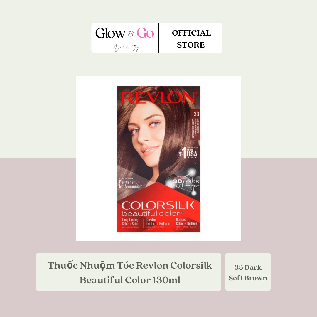 Thuốc Nhuộm Tóc Phủ Bạc Chiết Xuất Từ Thảo Mộc Thiên Nhiên Màu Sắc Trẻ Trung , Năng Động Revlon Beautiful Color (100% From USA)