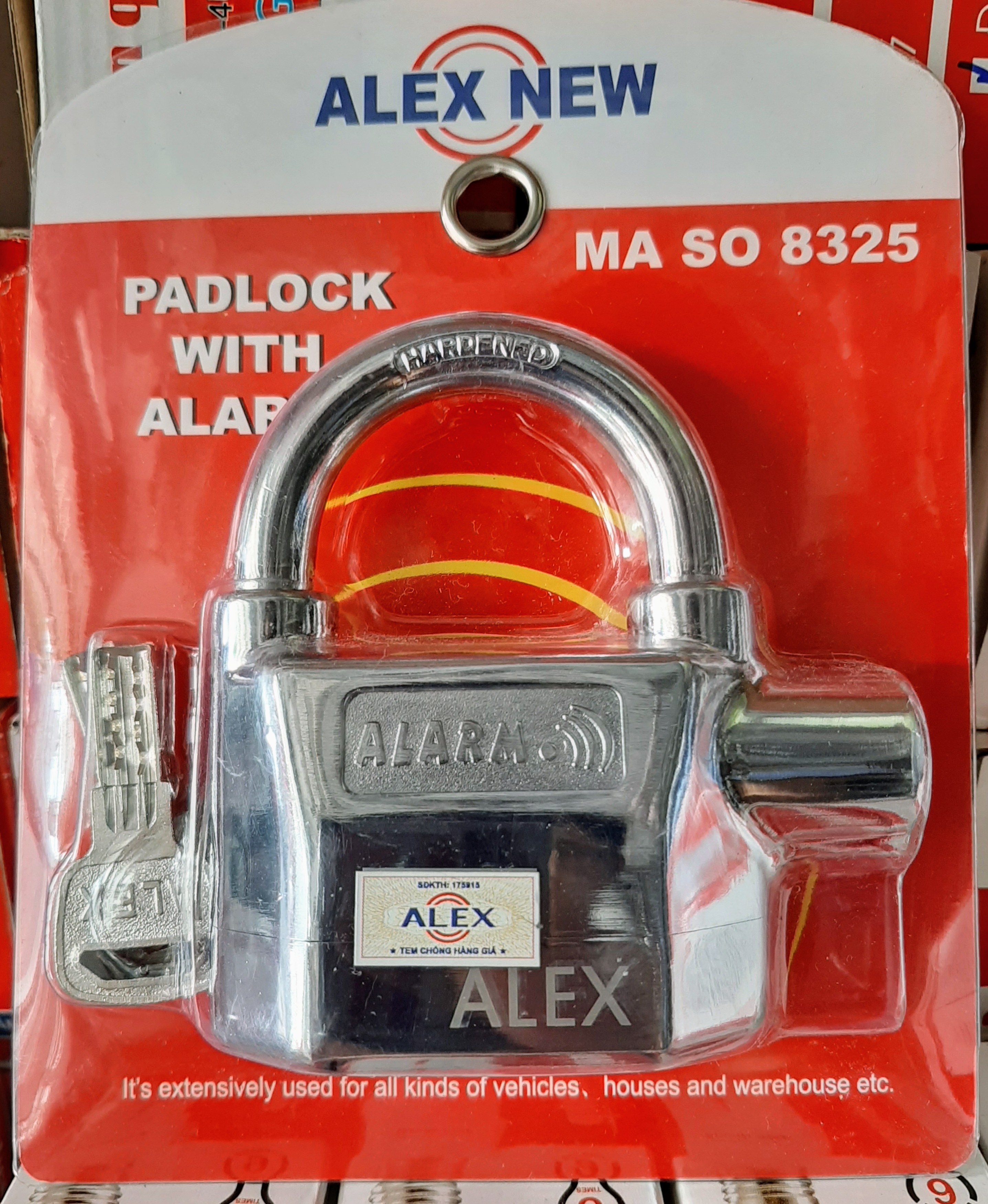Ổ Khóa Báo Động Báo Trộm Cao Cấp ALEX NEW