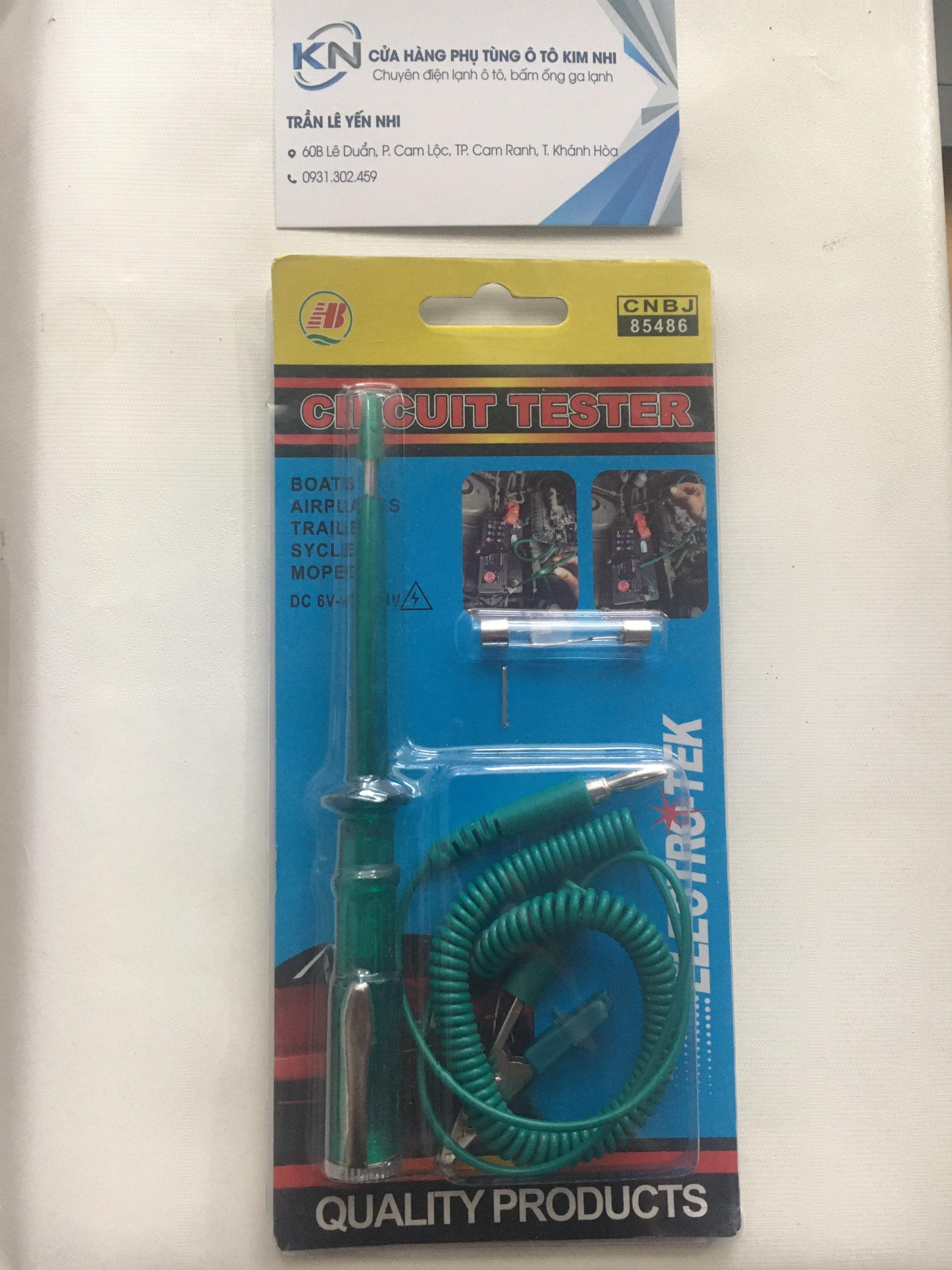 Bút thử điện xe hơi, xe tải, xe máy, ô tô 6V-12V-24V