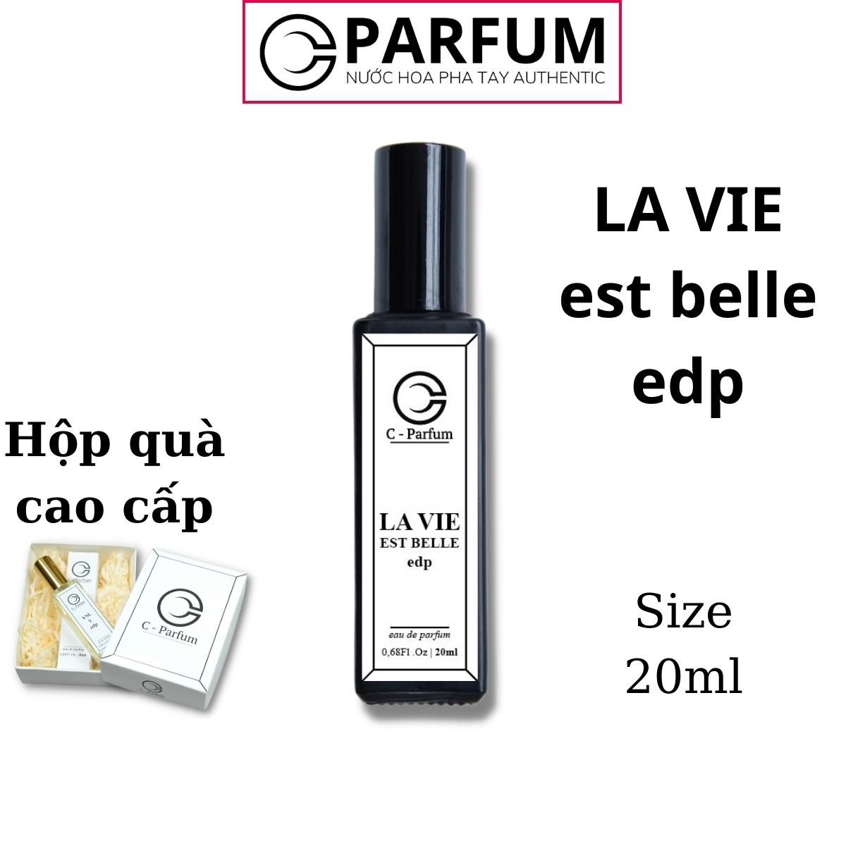 Nước Hoa Nữ LA VIE est belle edp chính hãng C-Parfum 20ml thơm lâu hương ngọt ngào quyến rũ hiện đại