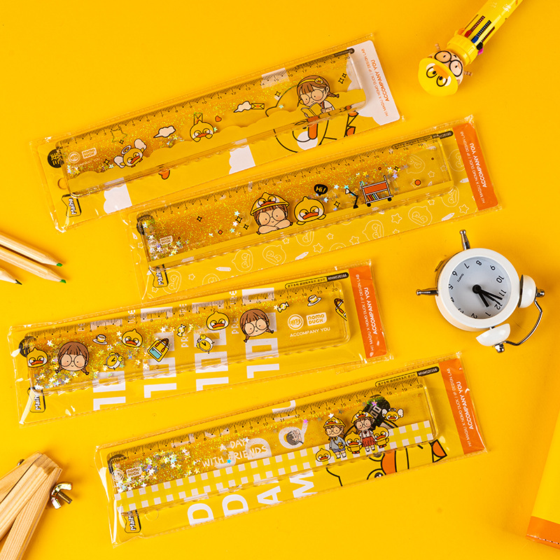 Thước Kẻ Cát Chảy Gấu Thỏ MaiHe Độc Lạ - Thước 15cm