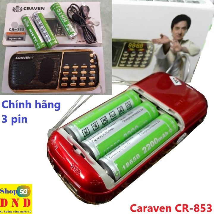 Loa craven cr-853, 3 pin, chuyên tiếng anh cho bé, kinh phật, nhạc vàng , fm... craven chính hãng thế hệ thứ 3