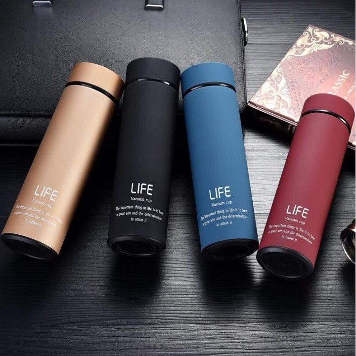 Bình giữ nhiệt chất lượng cao ruột inox LIFE 500ml _ bình pha trà , cốc giữ nhiệt , ly giữ nhiệt
