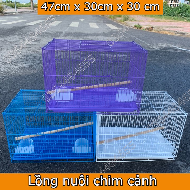 good-looking LỒNG NUÔI CHIM LỒNG NUÔI CHIM NHỎ LỒNG SIZE 45x30x30 LỒNG NUÔI SÓC YẾN PHỤNG MÀU TÍM