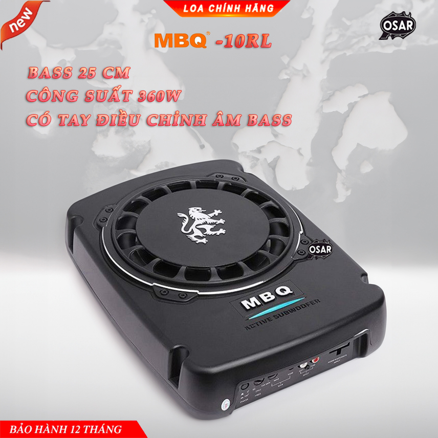 LOA SUB SIÊU TRẦM MBQ 10RL HÀNG CAO CẤP, BASS 25, CÔNG SUẤT 360W, BẢO HÀNH 12 THÁNG