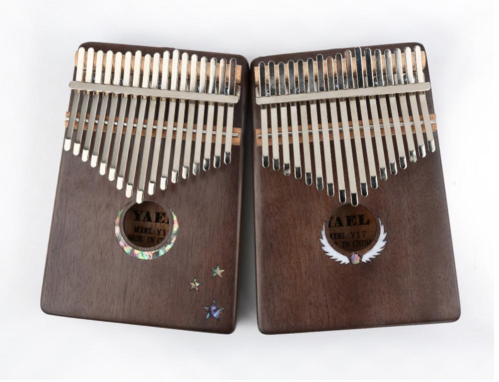 Đàn Kalimba Yael Gỗ Mahogany 17 phím cao cấp - mẫu Darknight wing - HÀNG CÓ SẴN