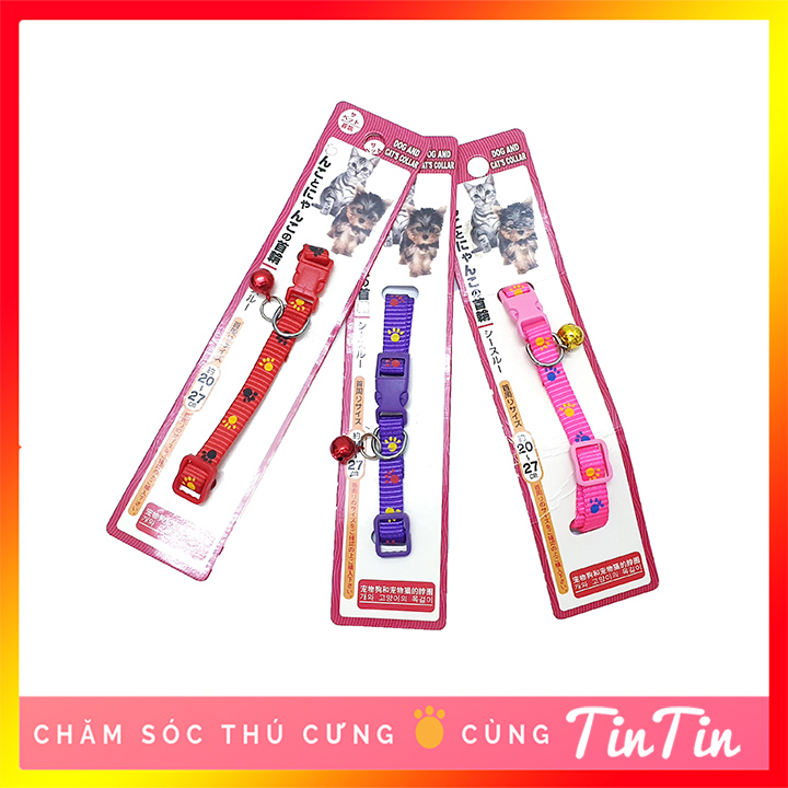 Vòng dây cổ xinh xắn cho chó mèo nhỏ bản 0.8 cm #tintin pet store