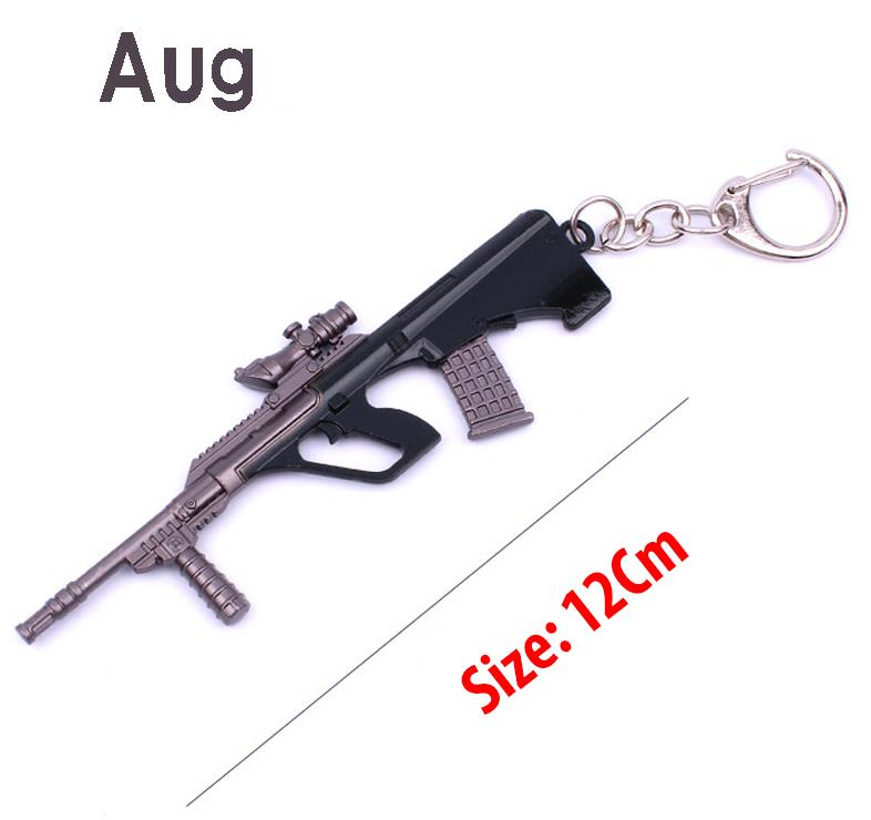 Móc khóa aug pubg size 12cm - mô hình trưng bầy thép game pubg