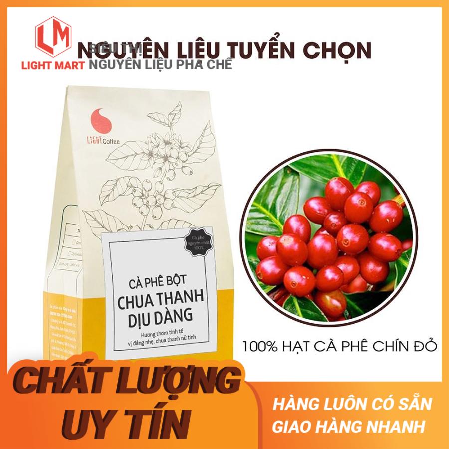 Cà phê bột chua thanh dịu dàng light coffee gói 500g