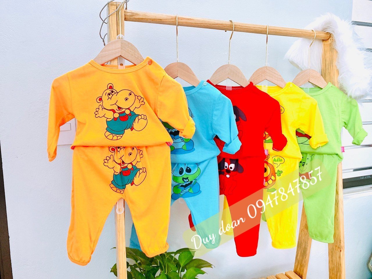 Set dài cho bé , set dài bé trai / bé gái. combo 5 bộ. size 2-14kg