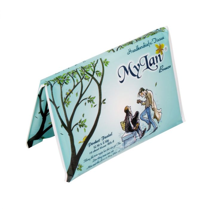 Khăn giấy ví đôi bỏ túi My Lan