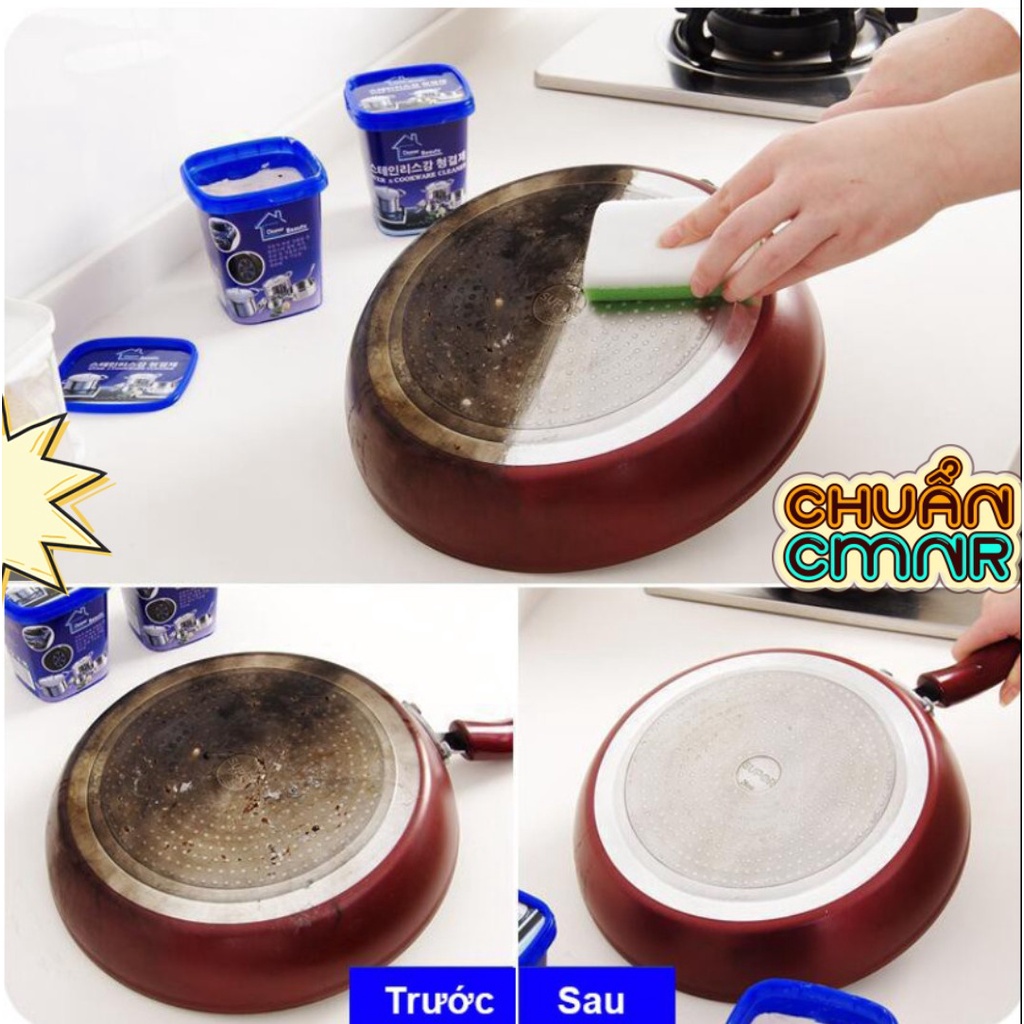 Kem tẩy rửa xoong nồi đa năng vệ sinh nhà bếp, nhà vệ sinh, gạch men, đồ gia dụng - tẩy trắng xoong, nồi,
