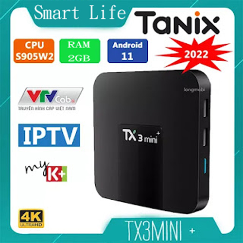SALE MẠNH Android TV Box TX3 mini+ Plus 2022 - Amlogic S905W2, Ram 2GB, Android 11 Phiên bản mới 2022 chạy siêu mượt, đầy đủ ứng dụng