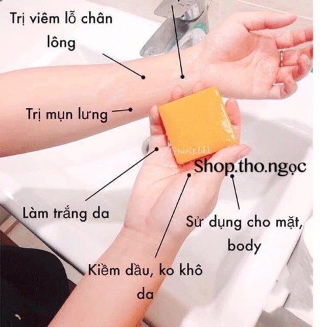 Xà phòng tắm Nghệ của Thái Lan
