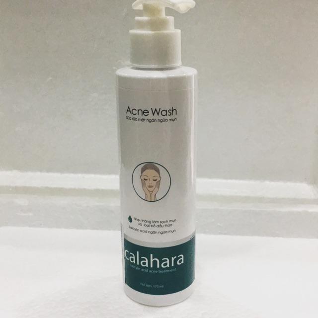 Sữa rửa mặt ngăn ngừa mụn.calahara acne wash 175ml.